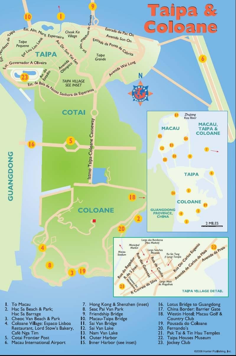 taipa Macau χάρτης