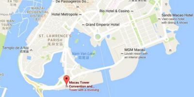 Χάρτης της Macau tower